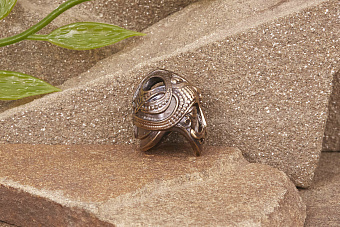 Бусина на темляк Маска Одина от мастерской Крымская бронза