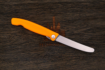 Набор Victorinox из 3-х предметов (нож, вилка, ложка), оранжевый