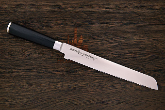 Нож кухонный Samura для хлеба 185мм, сталь AUS-8, рукоять G10