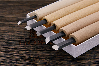 Набор для резьбы по дереву, 5 резцов