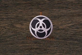 Мозаичный пин «Biohazard» 10,0×100 мм