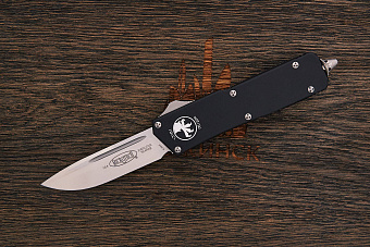 Автоматический складной нож Microtech Scarab executive, сталь Elmax сатин, рукоять алюминий