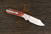 Нож складной CJRB Pyrite Bowie, клинок 80мм, сталь AR-RPM9, рукоять комбинированный: дерево, сталь - фото №2