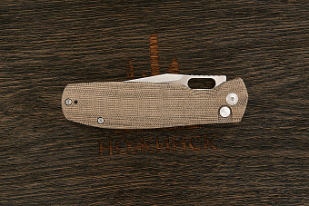 Нож складной CJRB Prado, клинок 95мм, сталь AR-SFII, рукоять микарта