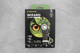 Фонарь Armytek Wizard C2 Pro Magnet USB, 2330 люмен, тёплый свет