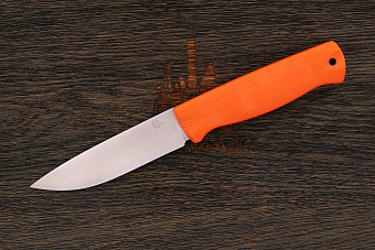 Разделочный нож Owl knife Otus-F, сталь M390, рукоять G10 оранжевый