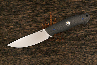 Нож разделочный UralEDC КрейсерЪ, клинок 118мм, сталь M390, рукоять карбон 3D