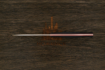 Нож туристический Мастерской Тать Горностай, клинок 105мм, сталь Elmax, рукоять G10 черный 3D