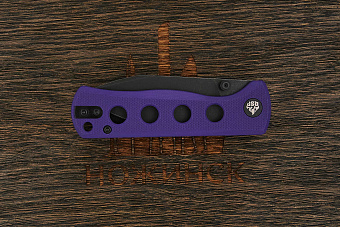 Нож складной QSP Canary Folder, клинок 72мм, сталь Sandvik 14C28N, рукоять G10 фиолетовый