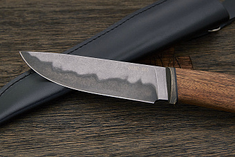 Нож туристический UralEDC, клинок 126мм, дамаск ШХ15