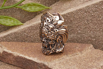 Бусина на темляк Кукулькан от мастерской Крымская бронза