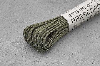 Паракорд 275 светоотражающий "Army green ref", 1 метр