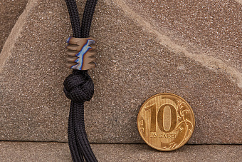 Титановая бусина на темляк «Радиатор» термо