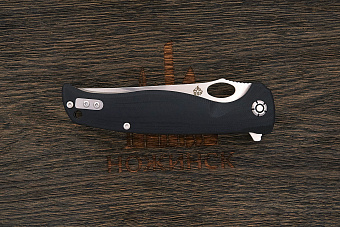 Нож складной QSP Gavial, клинок 102мм, сталь D2, рукоять G10 чёрный