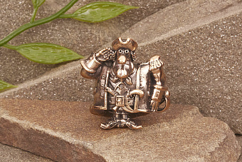 Бусина на темляк Капитан от мастерской Крымская бронза