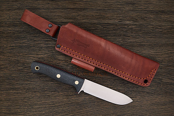 Нож туристический Южный крест Кедр, клинок 115мм, сталь VG-10, рукоять чёрная