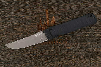 Нож складной Kizlyar Supreme Whisper, клинок 96мм, сталь D2, рукоять G10 чёрный