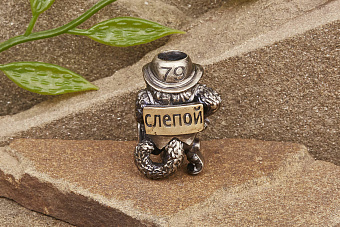 Бусина на темляк Базилио (биметалл) №79 от мастерской Крымская бронза