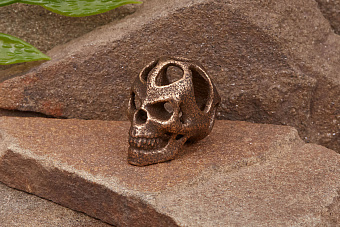 Бусина на темляк «Череп» Т1