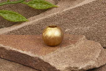 Бусина на темляк «Круглая», золото