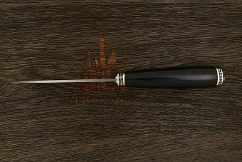 Разделочный нож Игоря Пампуха Модель 007, клинок 120мм, булат легированный, рукоять граб Т2