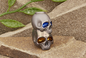 Бусина на темляк «Лаки Близнецы» Т3