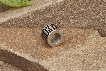 Бусина №6.3 (белая)