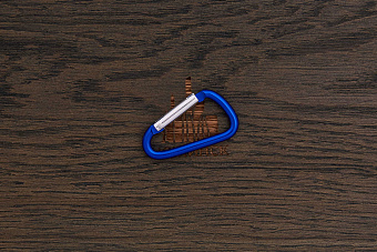 Карабин 38×20мм (синий)