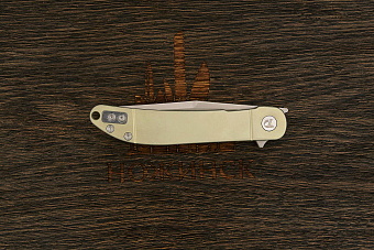 Складной нож Dr. Tech Pikeblade, сталь D2, рукоять титан зеленый