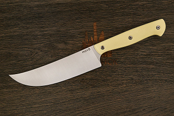 Нож кухонный MOYO Аппарель пчак 170мм, сталь AR-RPM9, рукоять G10-extra