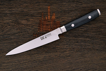 Нож кухонный Yaxell Ran универсальный 150мм, сталь VG-10 в обкладках из дамаска