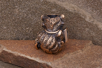 Бусина на темляк XL «Енот Ракета»