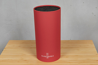 Подставка универсальная Hatamoto для ножей до 210мм красный