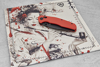 Хэнк EDC платок Ponomarev Forge Гейша с трубкой, 23×23см