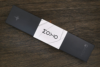 Нож кухонный MOYO Аппарель овощной 100мм, сталь AR-RPM9, рукоять G10-extra оранжевый