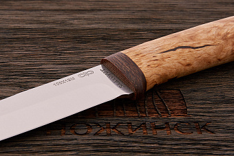 Нож туристический АиР Лиса, клинок 140мм, сталь 100Х13М, рукоять карельская береза