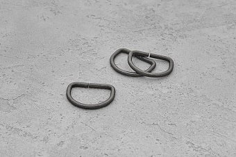 Полукольцо 32x24 мм (сталь 3,0 мм) черный