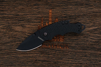 Складной нож Kershaw Shuffle, сталь 8Cr13MoV blackwash, рукоять термопластик черный