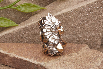 Бусина на темляк Акатава (биметалл) от мастерской Крымская бронза