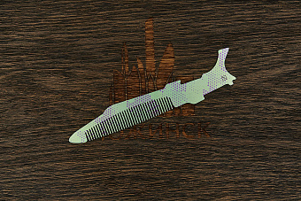 Расческа для бороды Pi22 титановая Т01