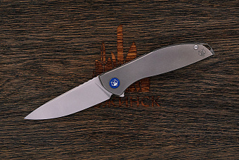 Складной нож Shirogorov knives NeOn Zero, сталь M390, рукоять титан