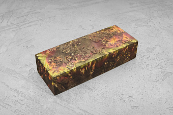 Кап клёна стабилизированный трехцветный Т52