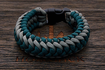 Браслет "Spikelet" hunter green, размер L