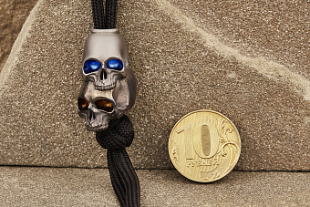 Бусина на темляк «Лаки Близнецы» Т3