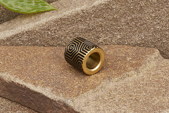 Бусина №5.2 (жёлтая)