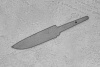 Заготовка для ножа, сталь VG-10 4,2мм. Модель "Уралец-I" с клинком 125мм, ТО 62-63HRC - фото №1