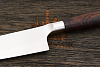 Нож кухонный UralEDC сантоку 180мм, сталь 95Х18, рукоять ironwood - фото №3