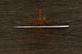 Нож EDC Владимира Толкачева, клинок 78мм, сталь Cromax, рукоять карбон черно-красный