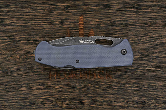 Нож складной Kizlyar Supreme Ute, клинок 85мм, сталь 440C, рукоять G10 серый