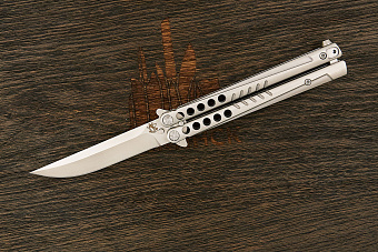 Нож балисонг Steelclaw Секиро, модель 01, сталь D2, рукоять сталь